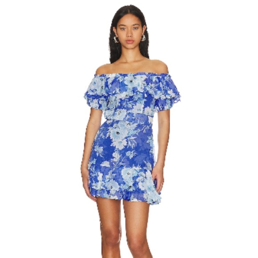 YUMI KIM Lee Mini Dress in Deep Lagoon